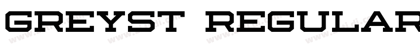 Greyst Regular字体转换